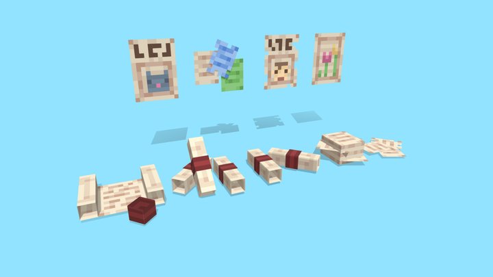Papers Props 3D Model