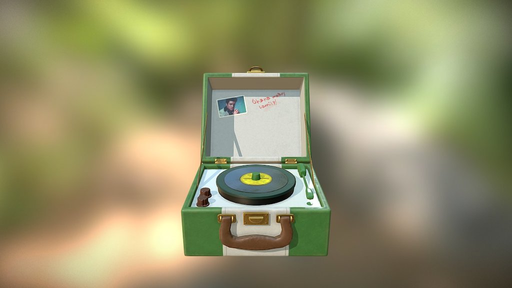 Record Player (Lilo's Bedroom) - 3D model by fonvillec12 [f86610d ...