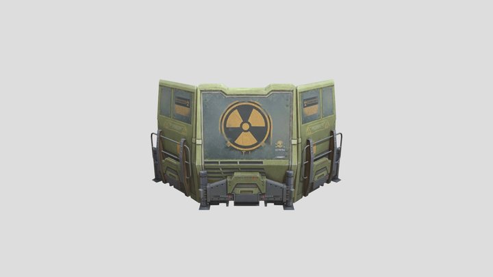 IceWall Bunker Nuclear 3D Model