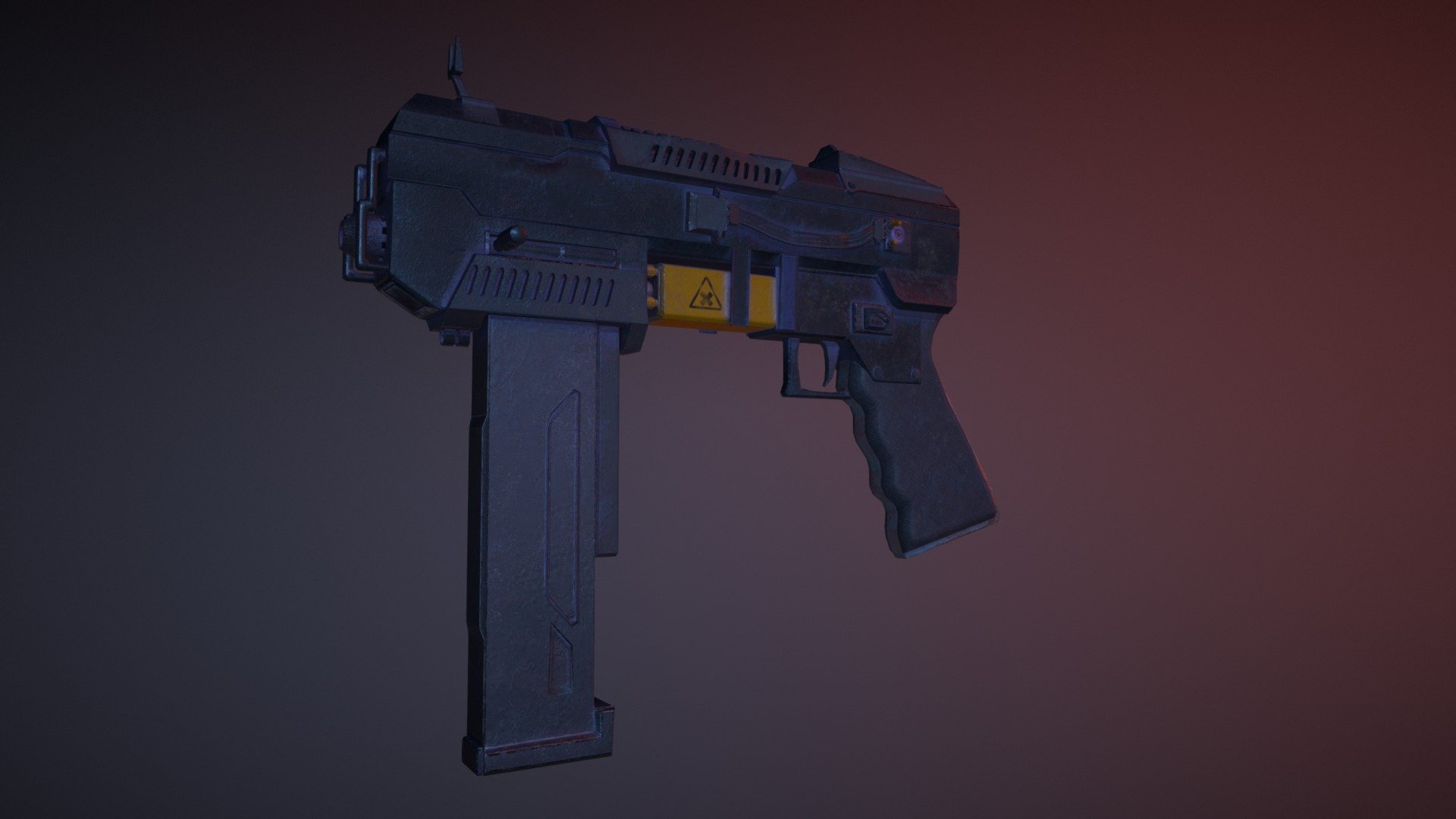 Sci-Fi SMG Practice Project - 3D model by tomyers [f8690e4] - Sketchfab