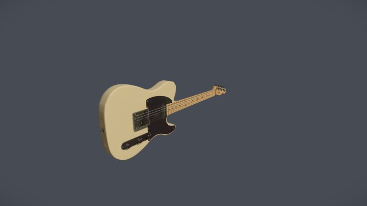 1975 Fender Telecaster 3D Model