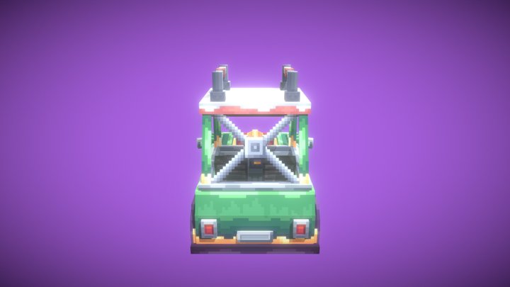旅遊小車 3D Model