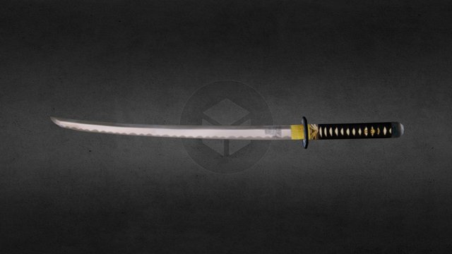 Kung fu Katana 3D Model