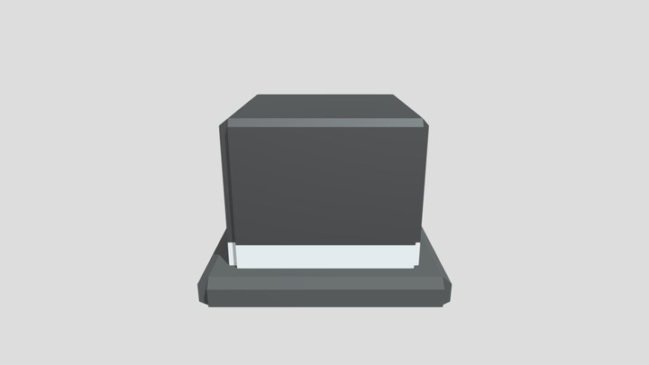 Black TopHat 3D Model
