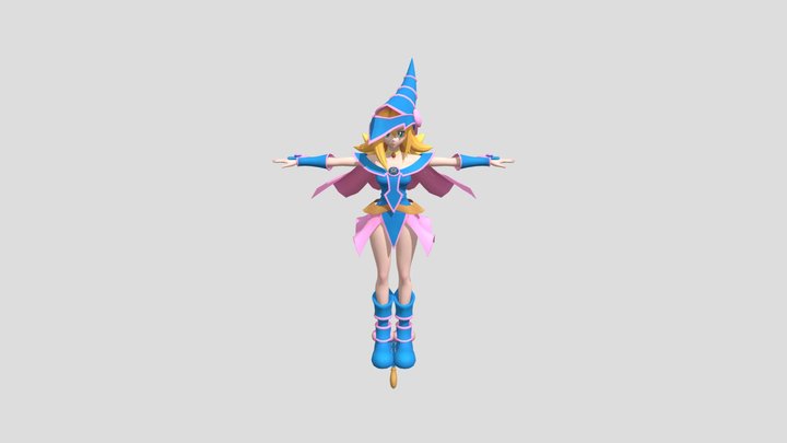 Dark Magician Girl II 3D Model