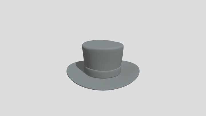 a top hat 3D Model