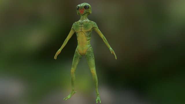Alien LOW 3D Model
