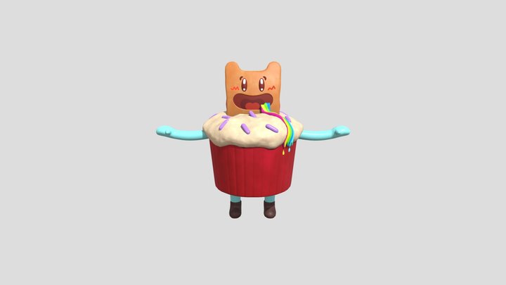 Sr. Muffin Bread Face | Tennis War - (Fan Art) 3D Model