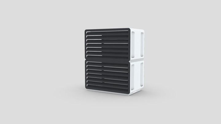 LOOP_M-DS_ White/Grey 3D Model