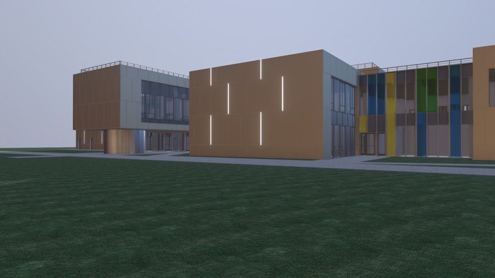 Лосиноостровская - Школа 3D Model