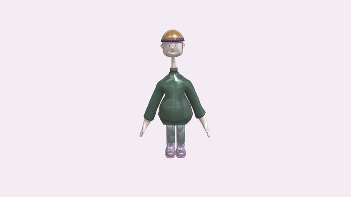 Finn Character Animation 3D Model