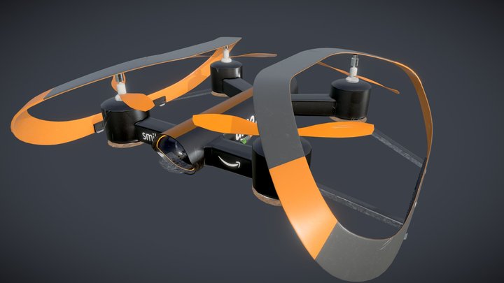 The Near-Future Drone 3D Model
