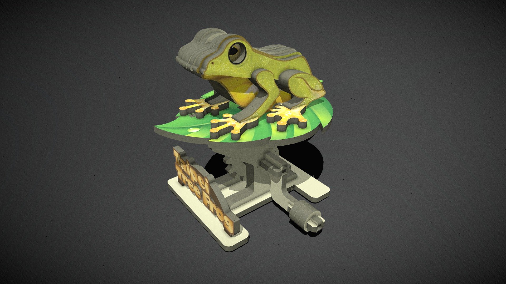 [MC-012] Taipei Tree Frog — Sketchfab embed 3D viewer