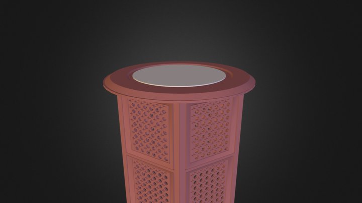 Moroccan Coffee Table.3DS 3D Model