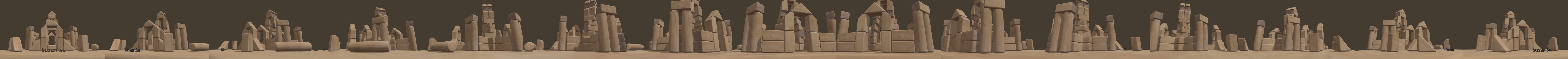 Unit Block 3D Model