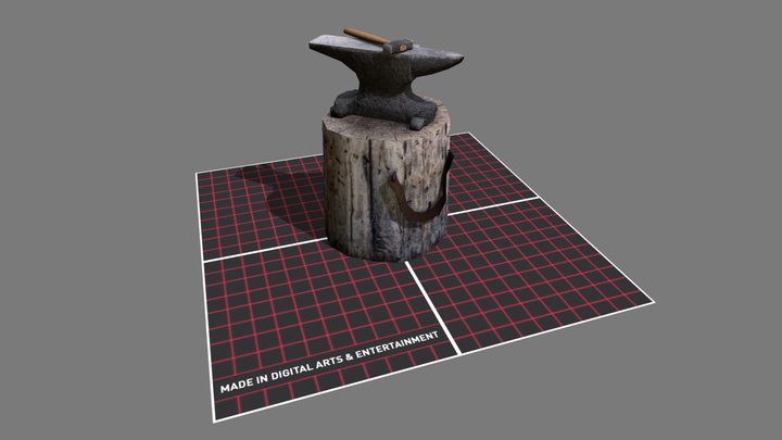 Forest Loner - 3 Simple props 3D Model