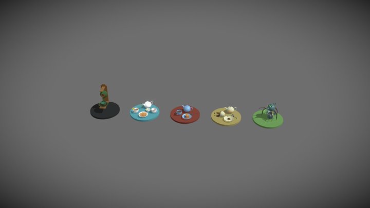 XYZ_DZ4 Secondary forms 3D Model