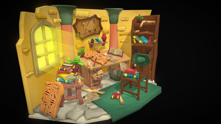 Dae Crib - Archeologists study 3D Model