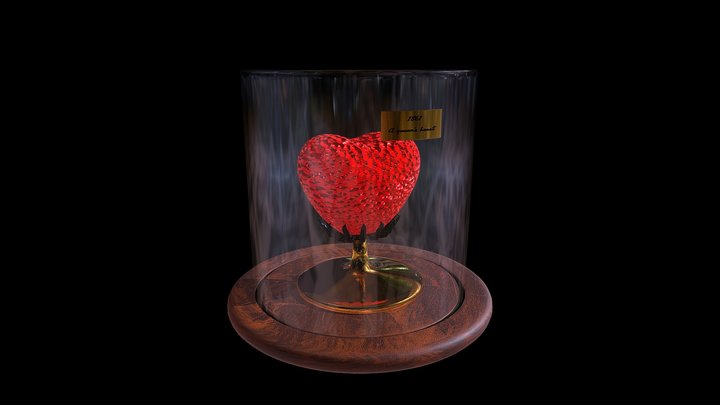 A Queen's Heart 1861 #Sketchfabweeklychallenge 3D Model
