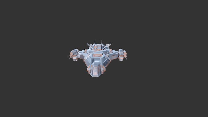 Retairius Gunboat 3D Model