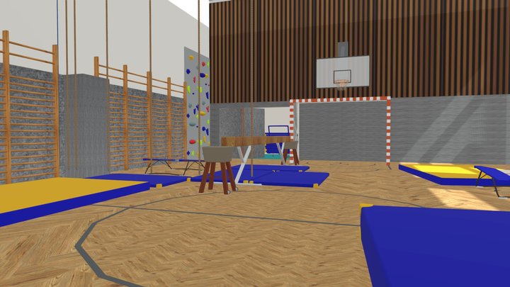 BGRG8 - Turnsaal - Abdelhamed, Bittner 3D Model