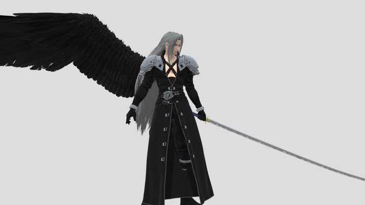 Sephiroth - Final Fantasy 7 Remake 3D Model