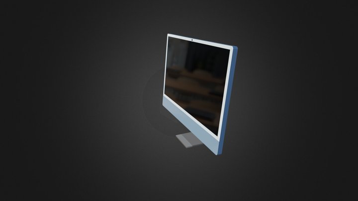 iMac 24" 3D Model