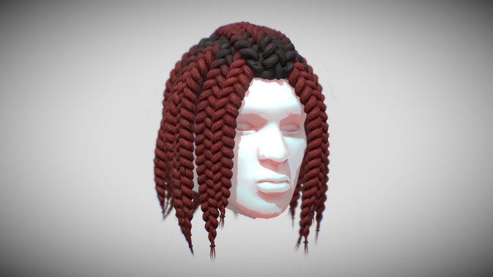 Hairstyle 3D models - Sketchfab