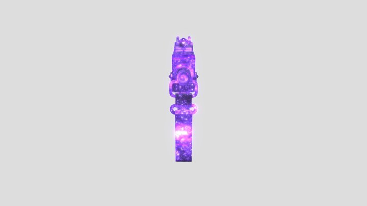 Dark matter mac-10 3D Model
