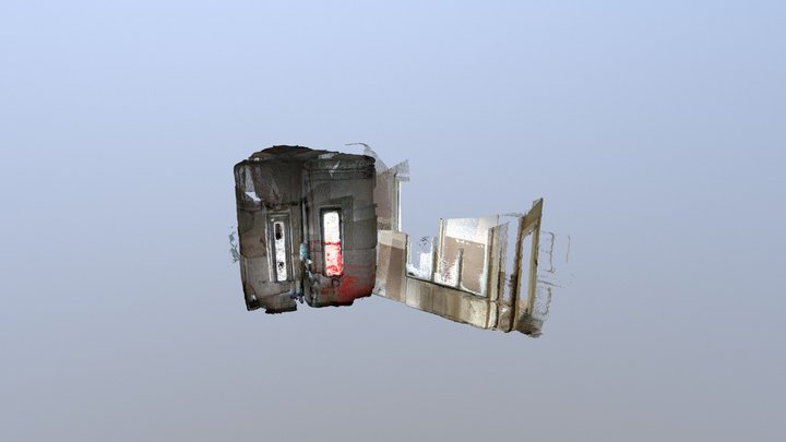 Baie Et2 Stanga Puncte 3D Model