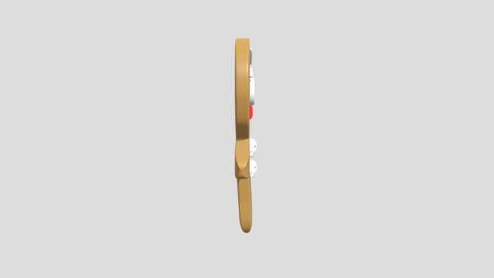 Ginger Brave cookie kingdom free model 3D Model