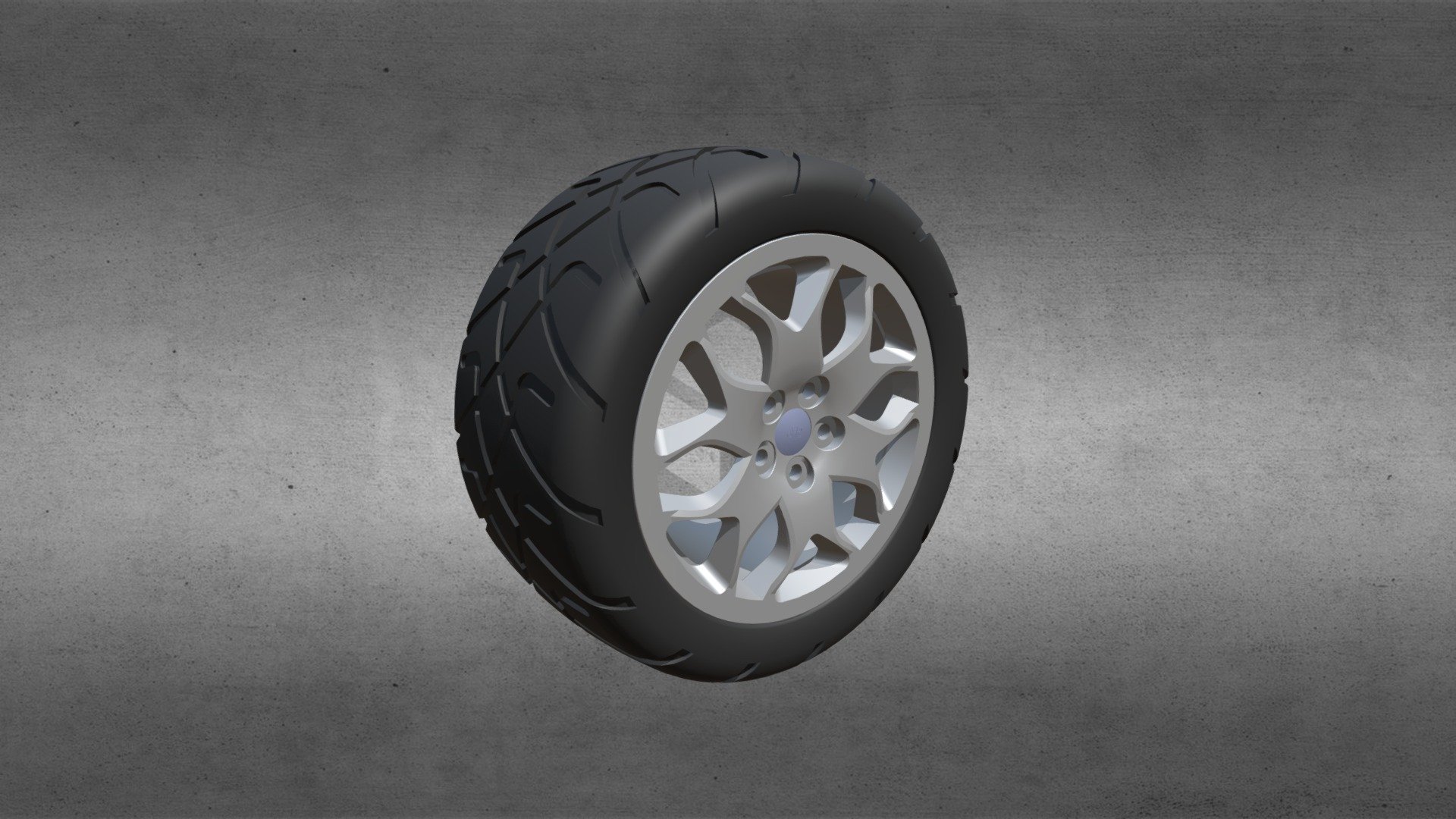 Car Wheel Assembly 3D model by Julio Espinoza (jde6) [f87426a