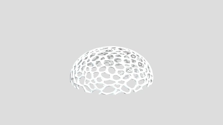 Coral-coral Roof 3D Model