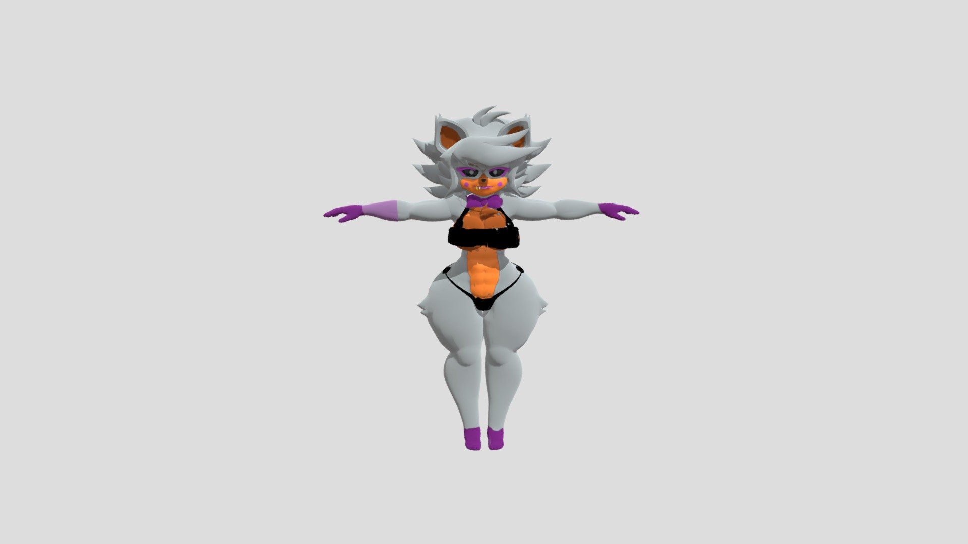 FNIA Lolbit Bikini Hot 3D model by jadecat2003 jadecat2003