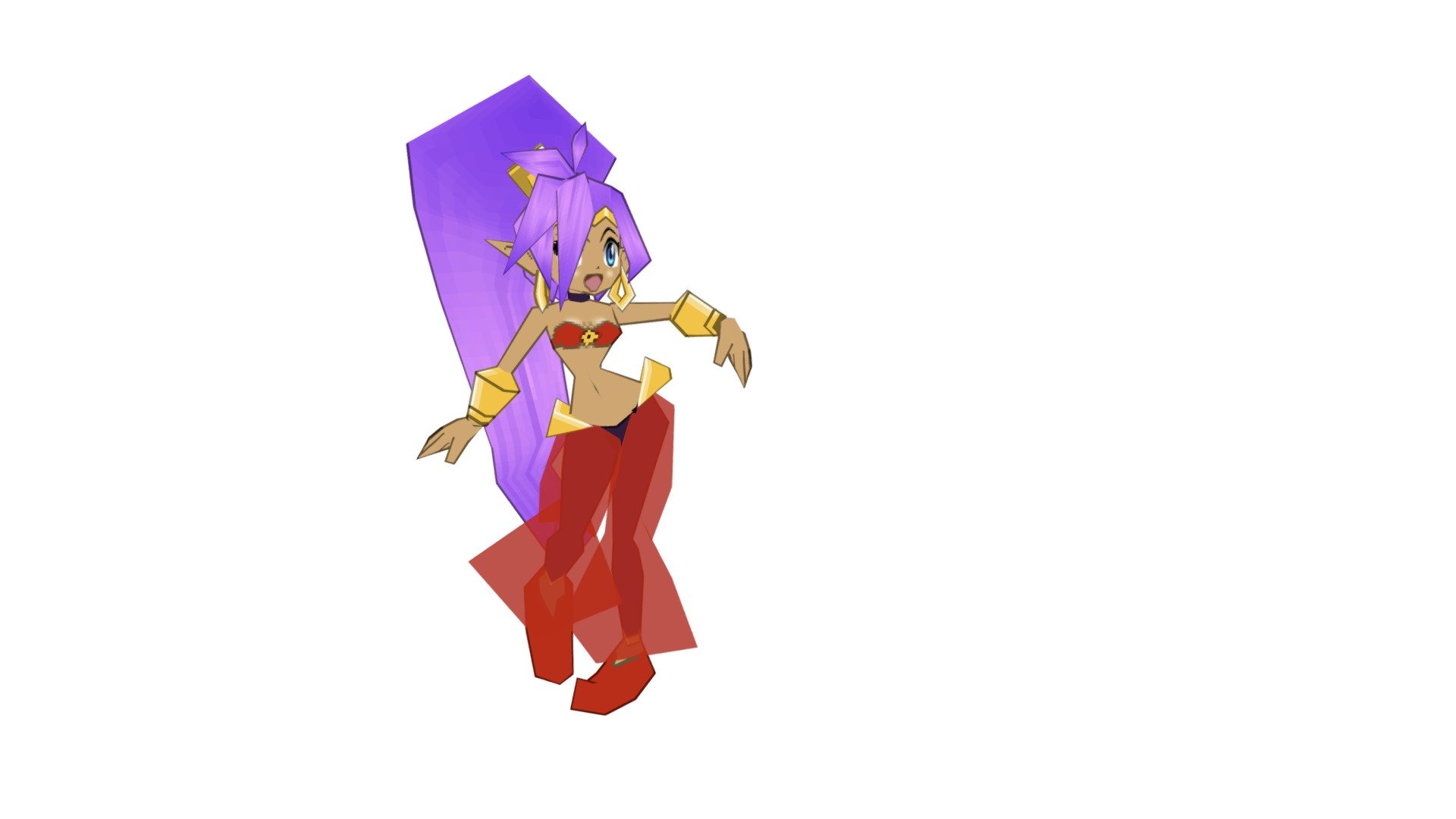 Shantae Dancing - 3D model by the_regressor (@the-regressor) .