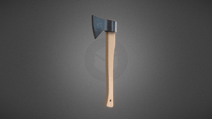 Realistic axe 3D Model