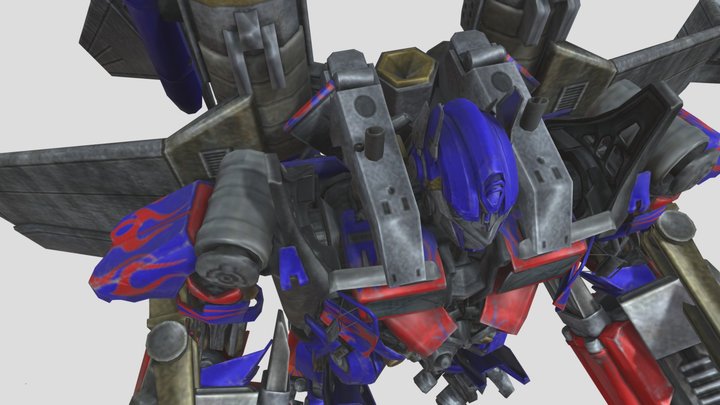 Optimus_prime_jet_power__transformers_dotm 3D Model