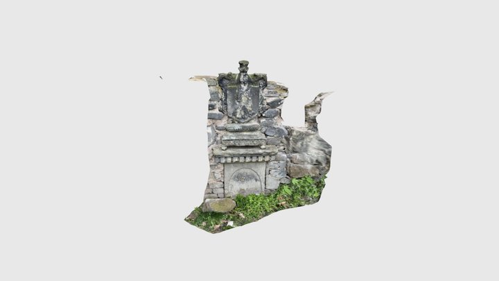 Náhrobek u kostela sv. Jana Křtitele (Pardubice) 3D Model
