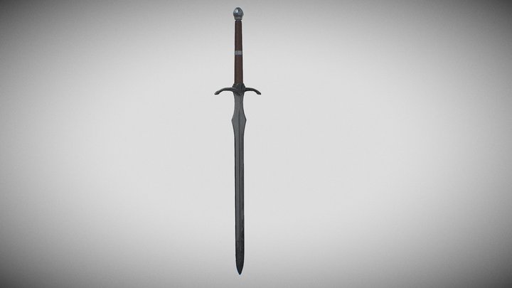 Two Handed Sword 3D Model