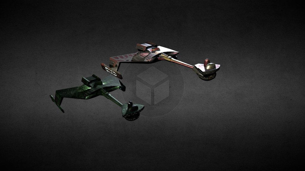 Klingon Warship Comparison #2 - 3D model by SquireJames [f878d2f ...