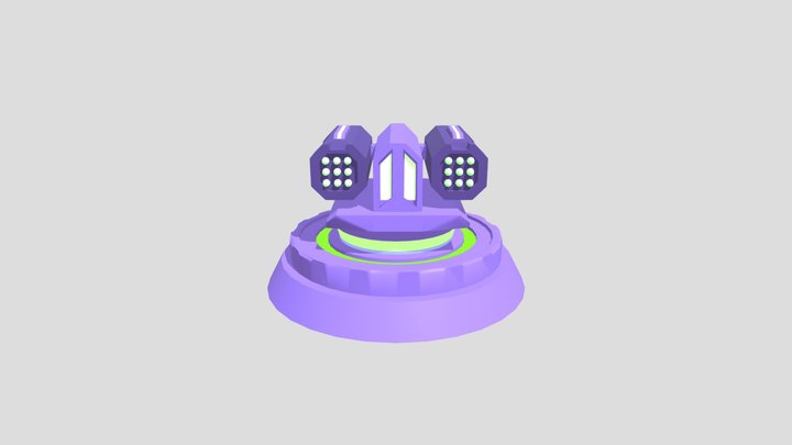 Turret 3D Model