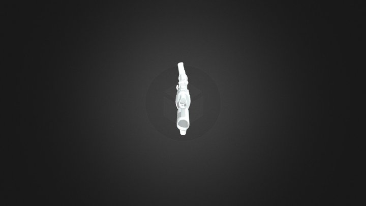 rust gun Ak47 3D Model