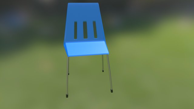 Student Chair 3D Model