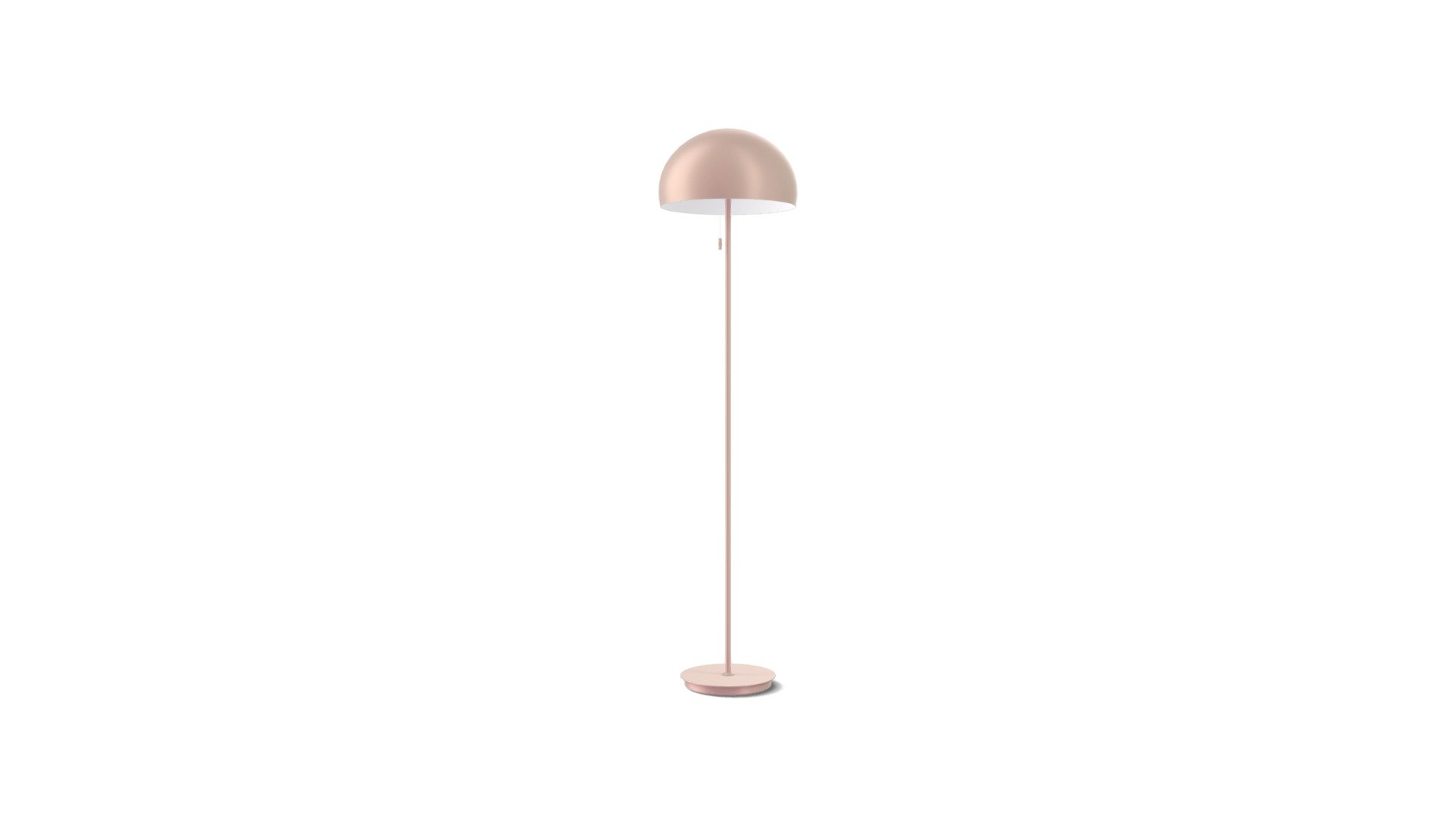 Collet Floor Lamp, Pale Blush