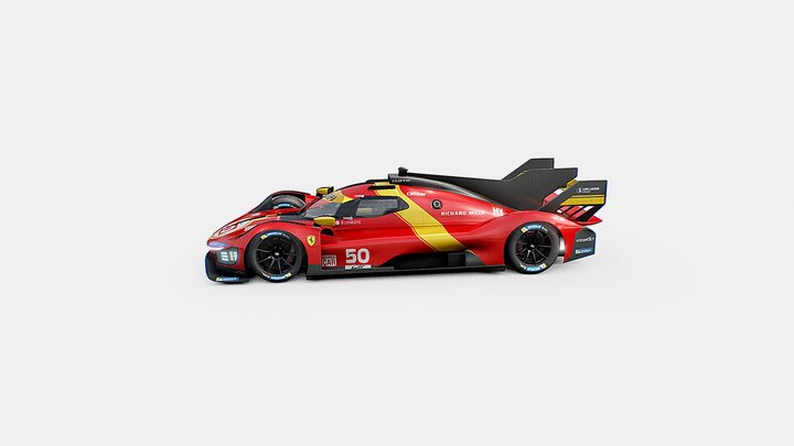 Ferrari 499p | www.vecarz.com – Modello 3D gratuito STL