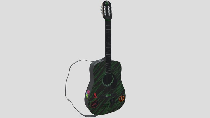 Guitar 3D Model
