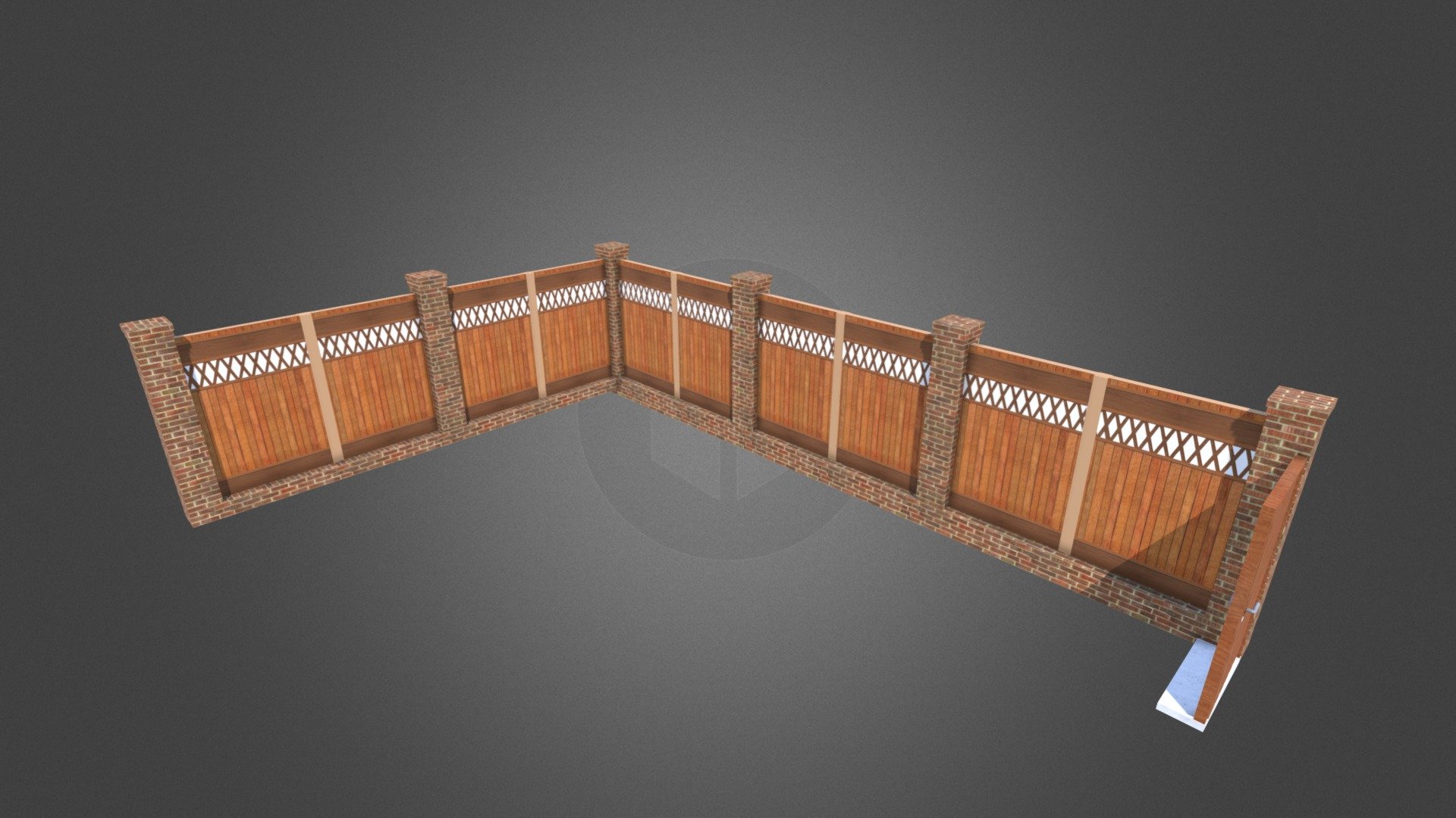 Prestwick Pool Fence — Sketchfab embed 3D viewer
