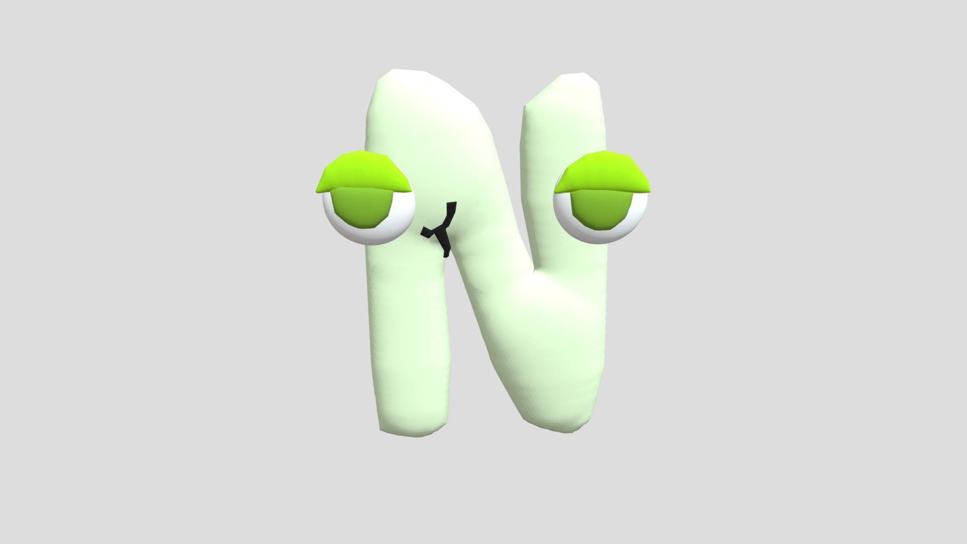 M (Alphabet Lore) - Download Free 3D model by aniandronic