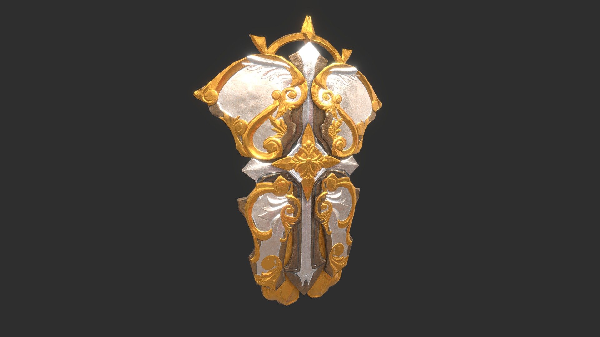 Paladin Shield - 3D model by Joel Moreno (@jkraken) [f87f352] - Sketchfab