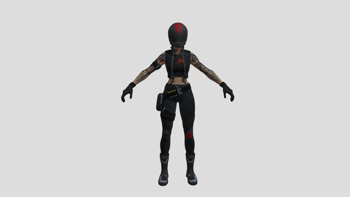 Redline Racer - Fortnite Skin – Gratis 3D-model STL